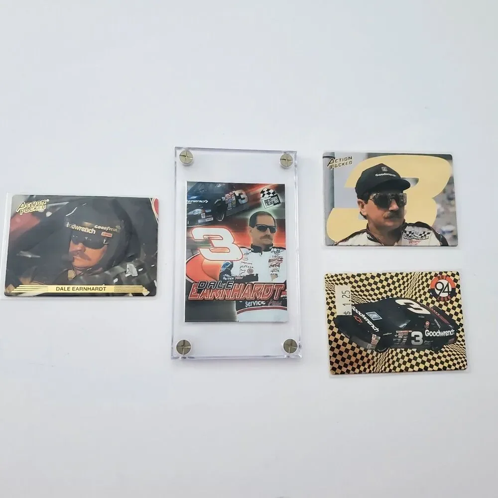 Vintage Dale Earnhardt NASCAR Racing Card lot of 4 Cards